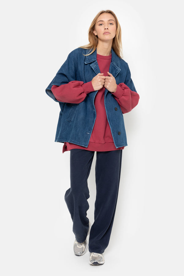Lauren Denim Trench | Bleu Foncé