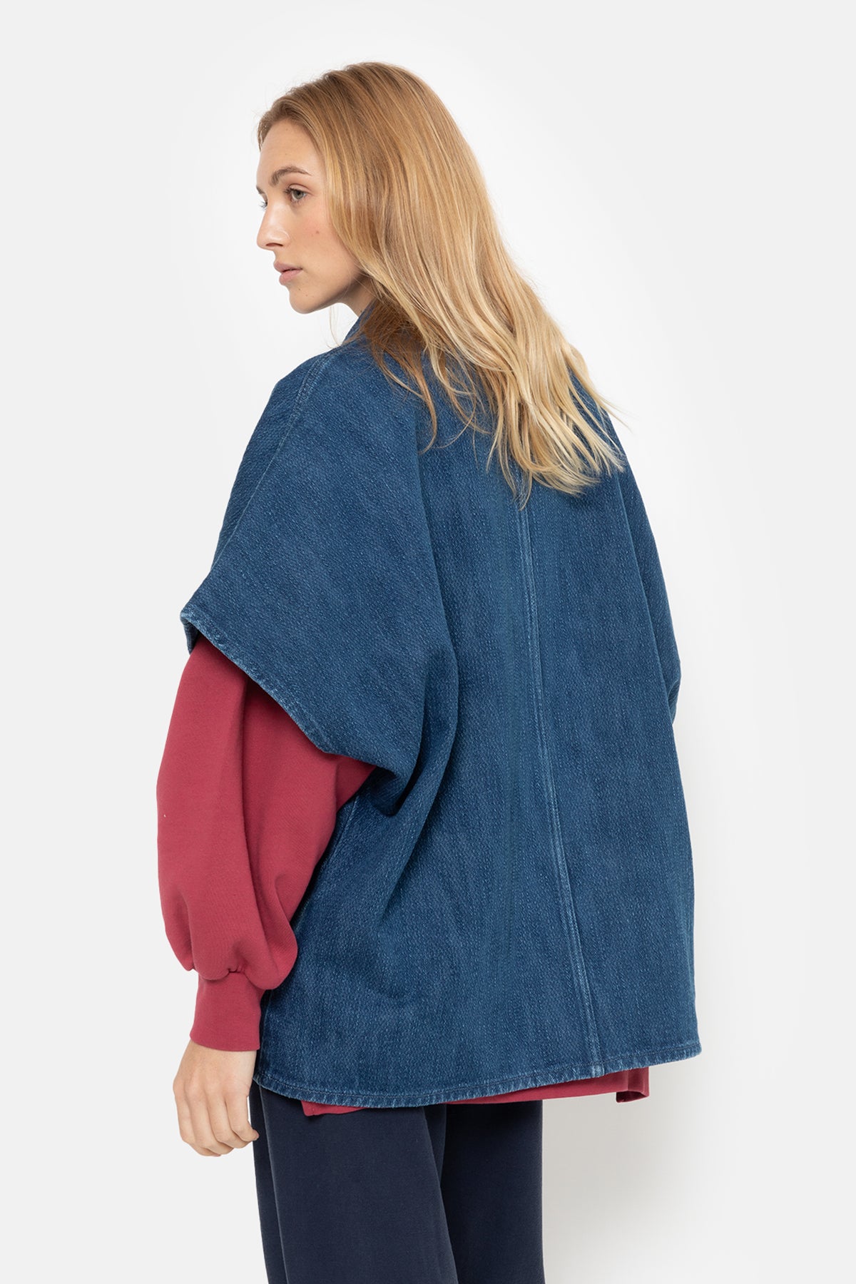 Lauren Denim Trench | Bleu Foncé