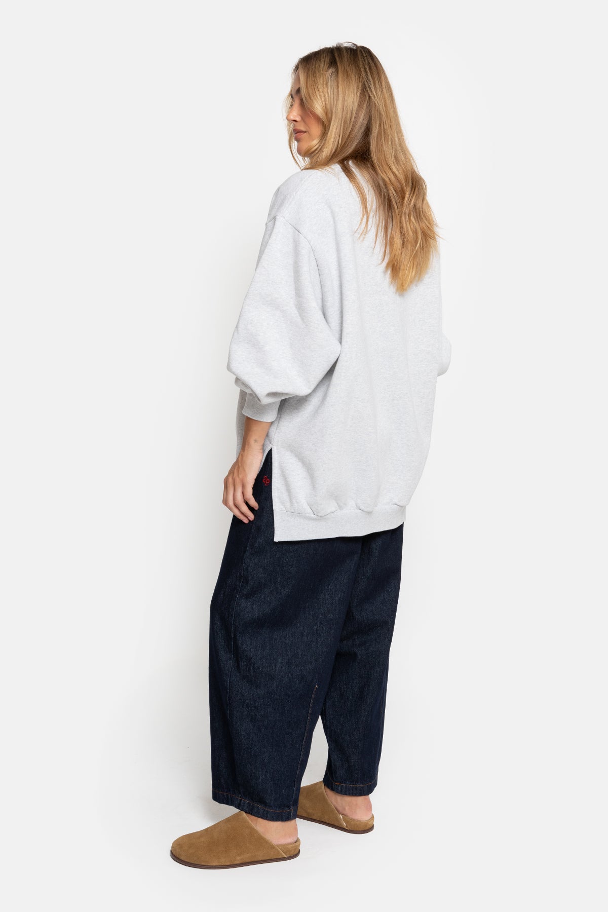 Sweatshirt Oversize Ulla | Gris Chiné