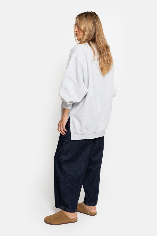 Sweatshirt Oversize Ulla | Gris Chiné