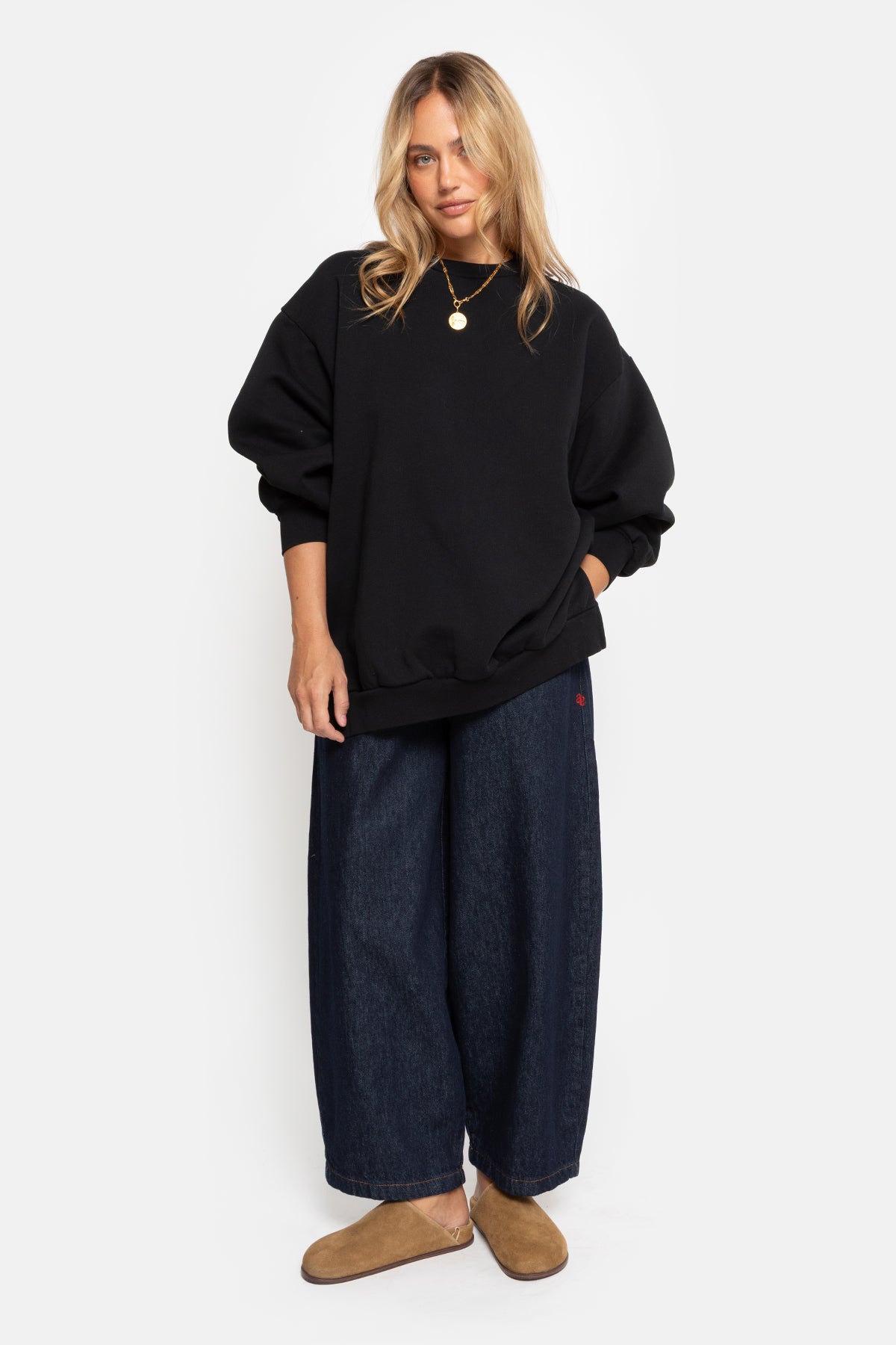 Sweatshirt Oversize Ulla | Noir