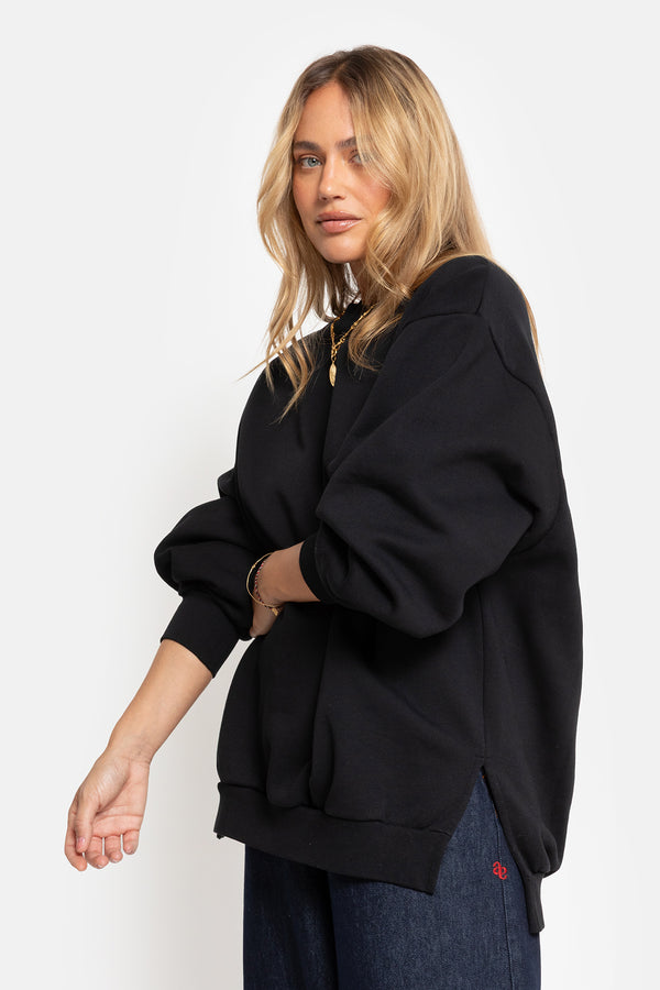 Sweatshirt Oversize Ulla | Noir