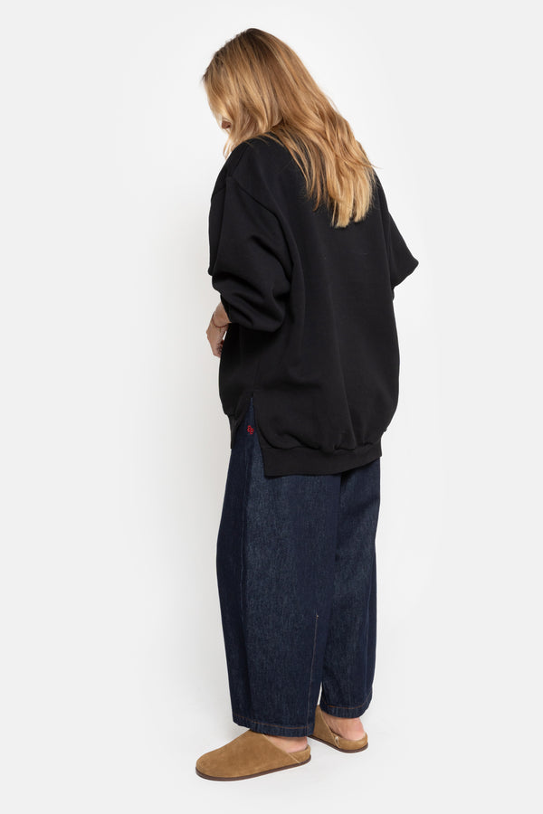 Sweatshirt Oversize Ulla | Noir