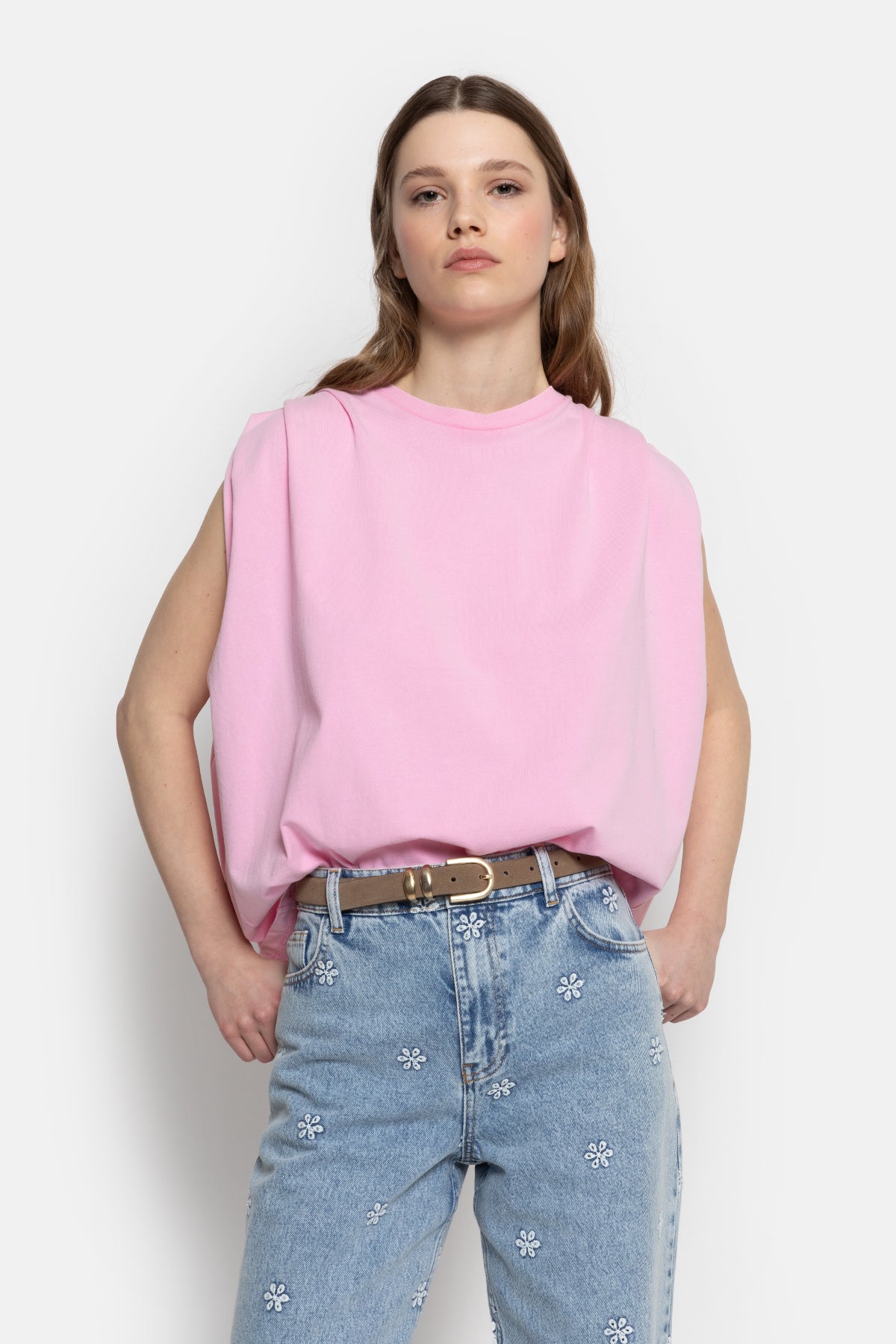  T-shirt Nouka sans manches | Rose