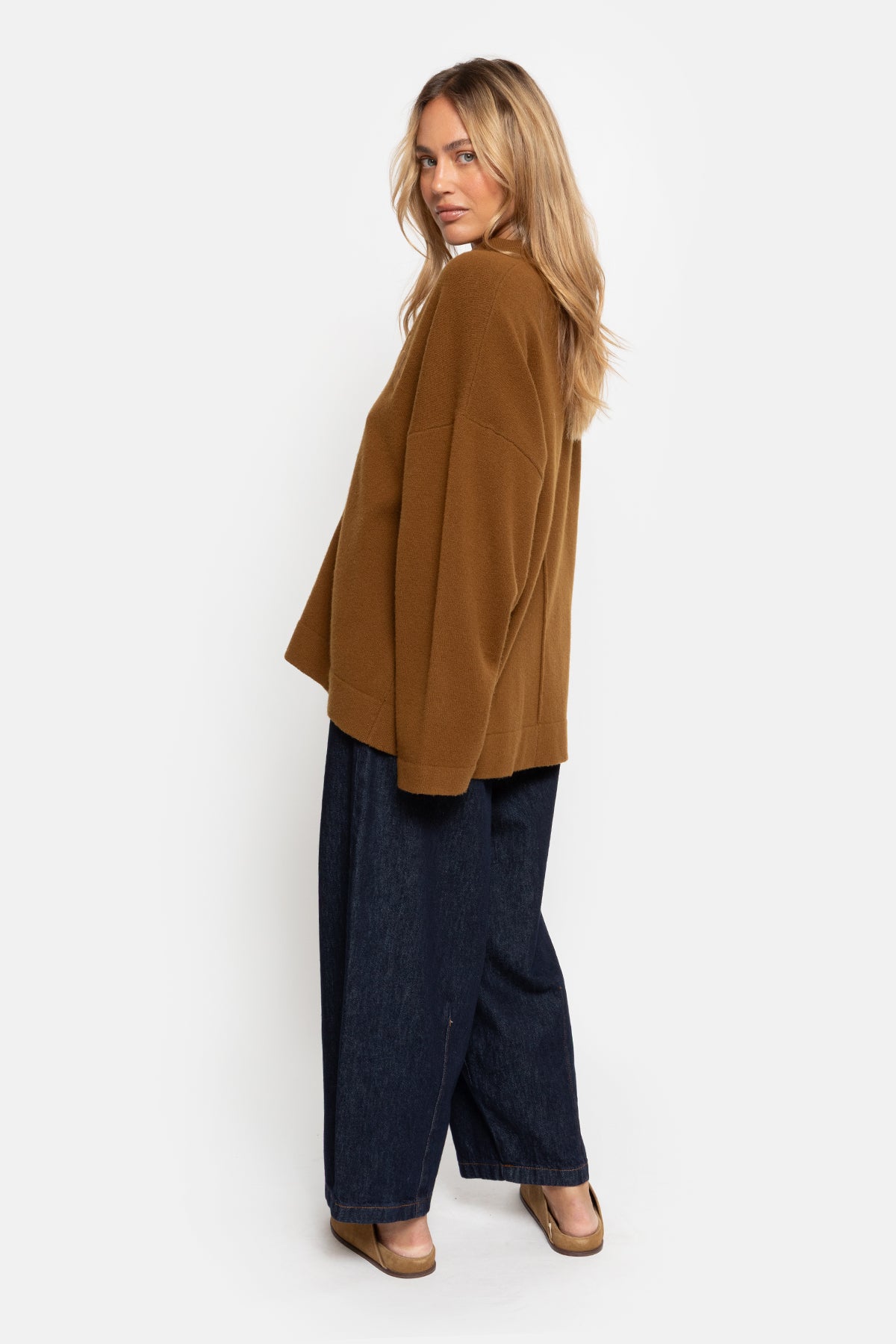 Olympia Knitted Cardigan | Brown