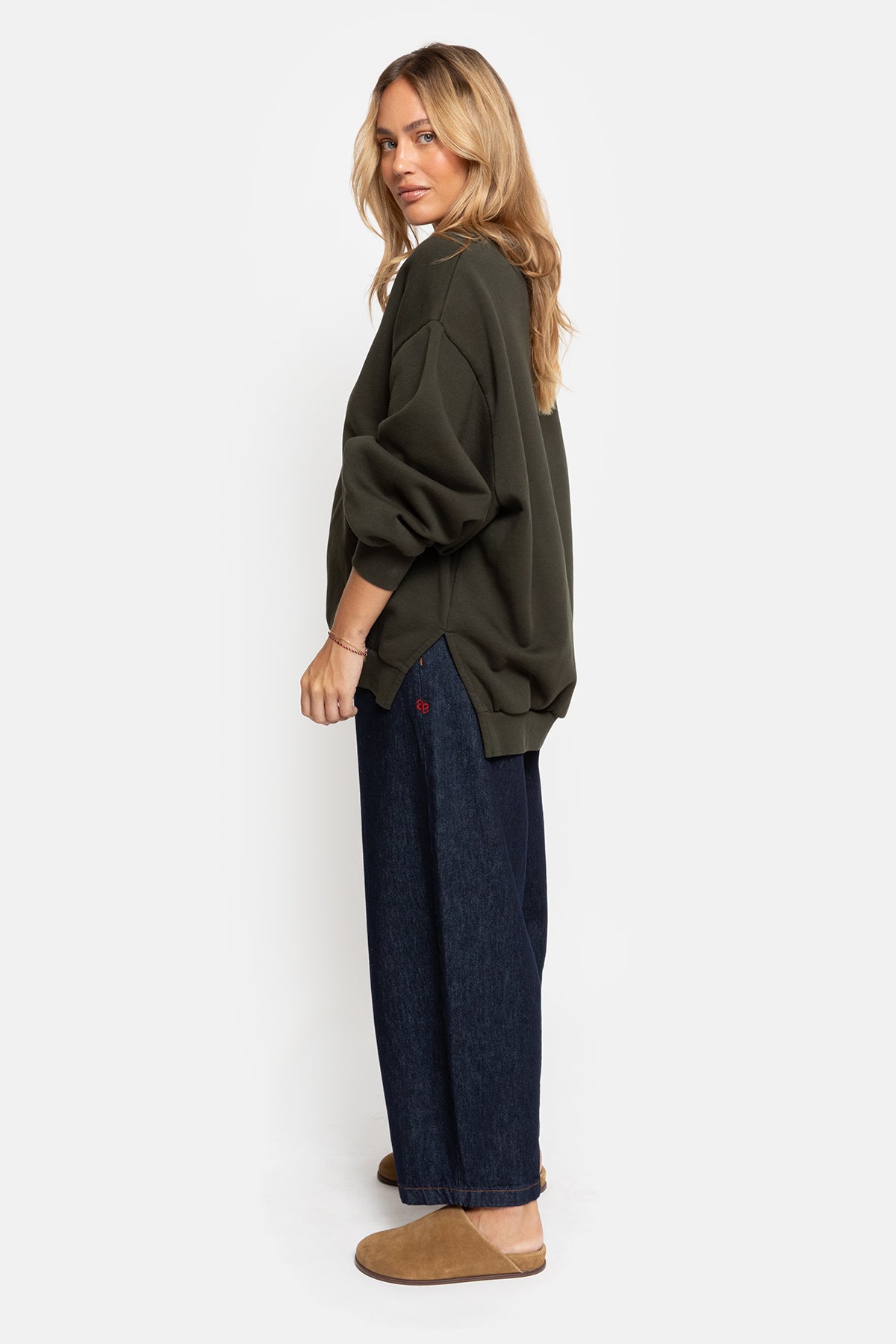 Sweatshirt Oversize Ulla | Vert Forêt