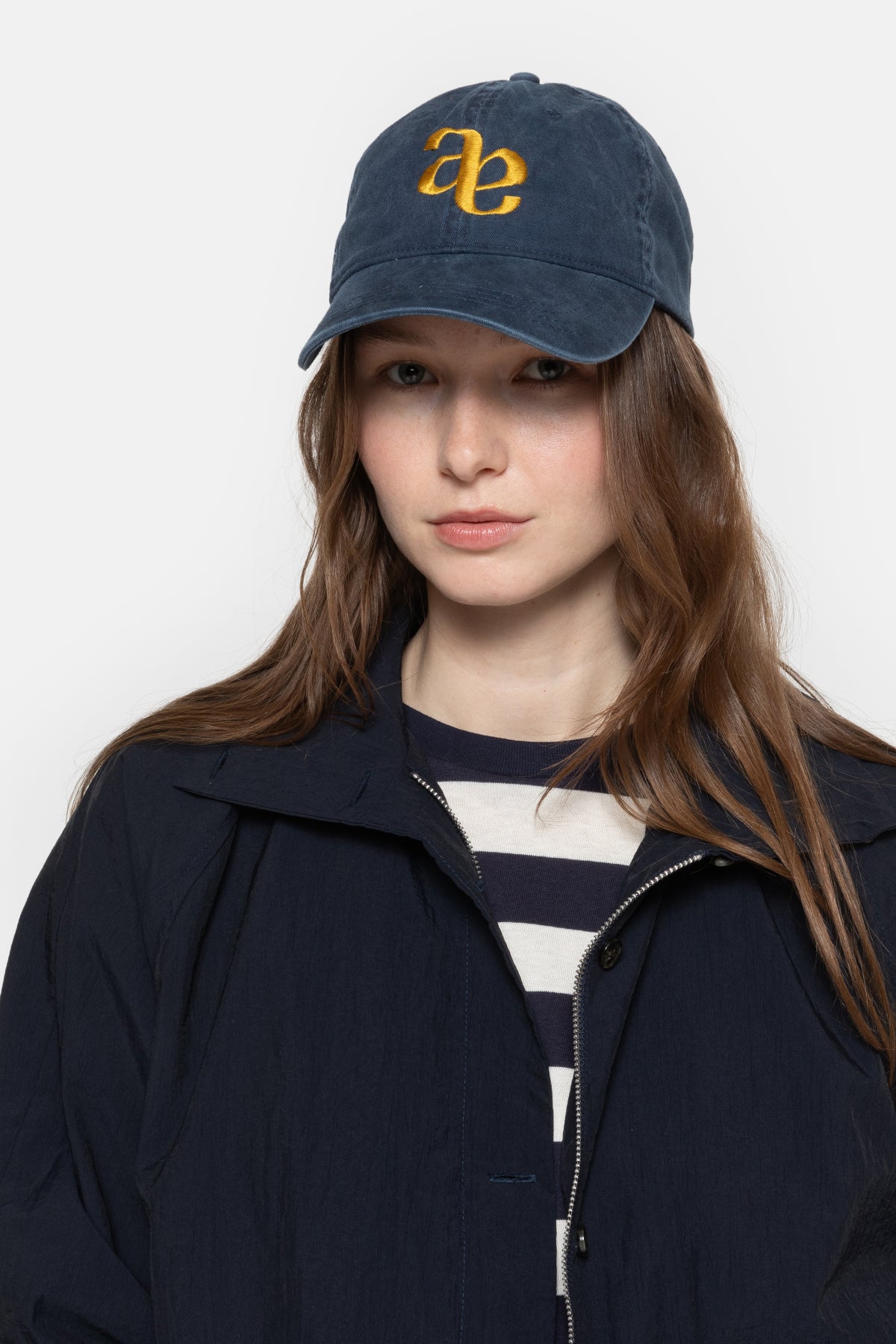 Maurice Baseball Cap | Navy w/ gold âme logo