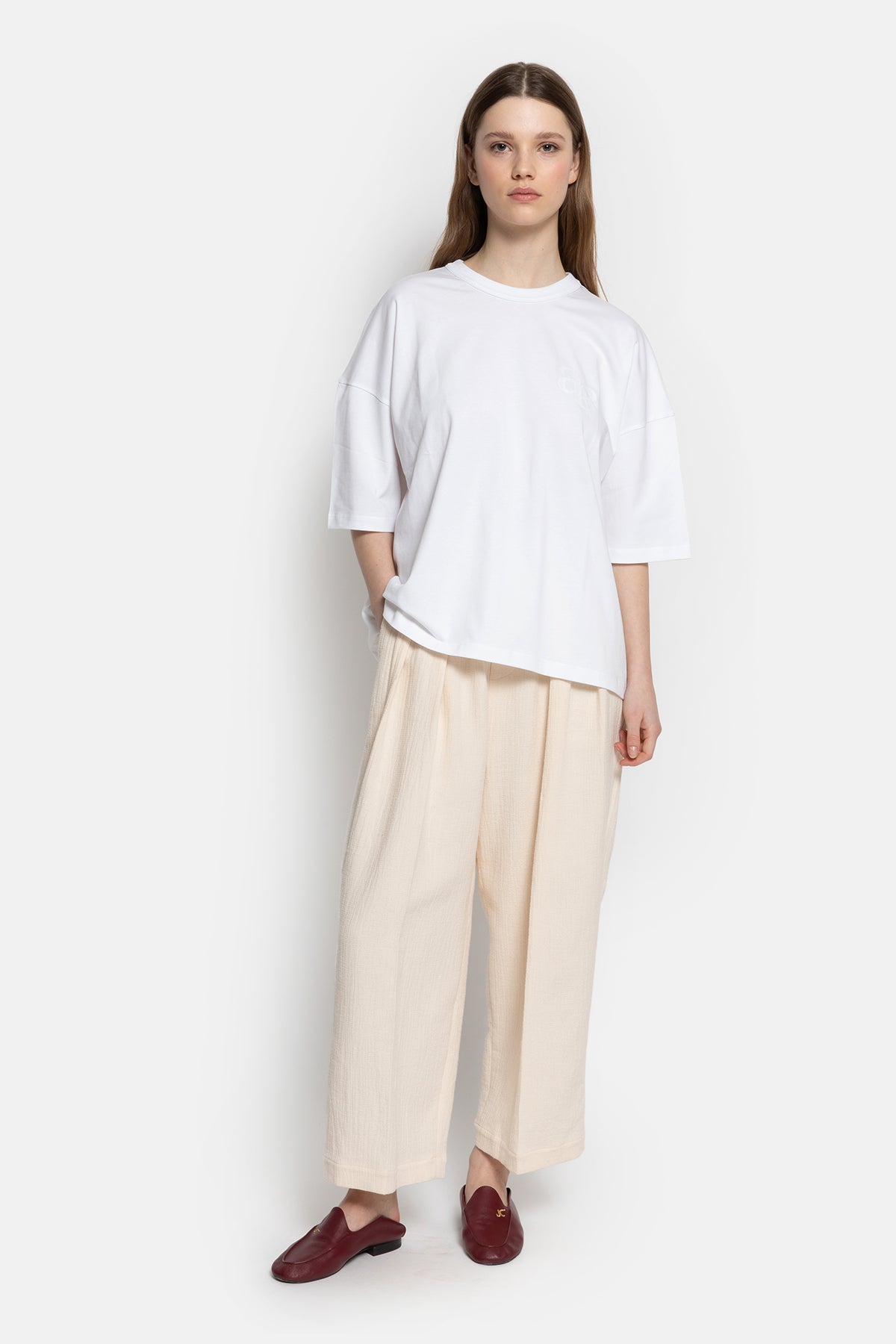 T-Shirt Nic, avec  | Blanc