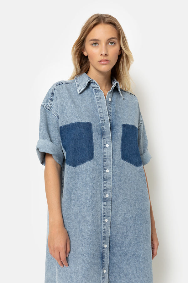 Karlien Robe | Denim Bleu Clair 