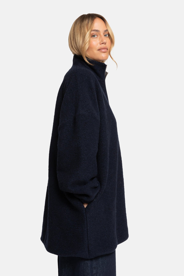 Onu Wooly Jacket |  Navy
