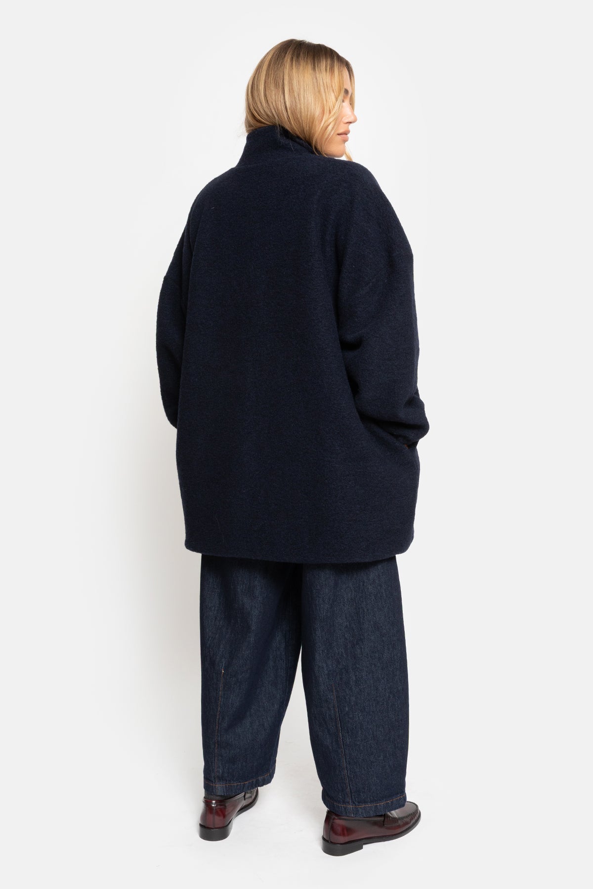 Onu Wooly Jacket |  Navy