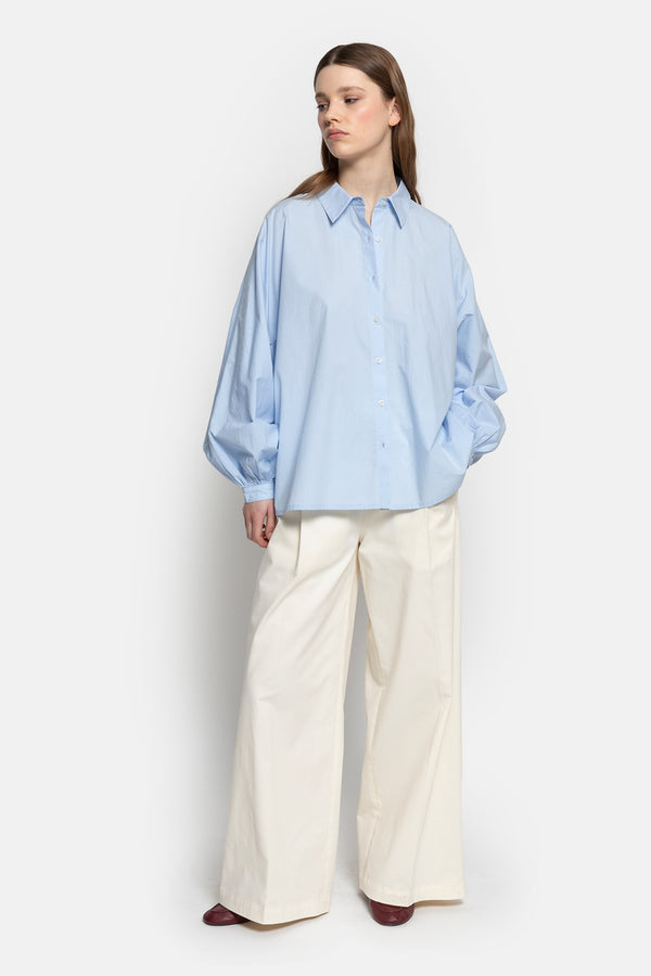 Pantalon Large Nice | Blanc Cassé