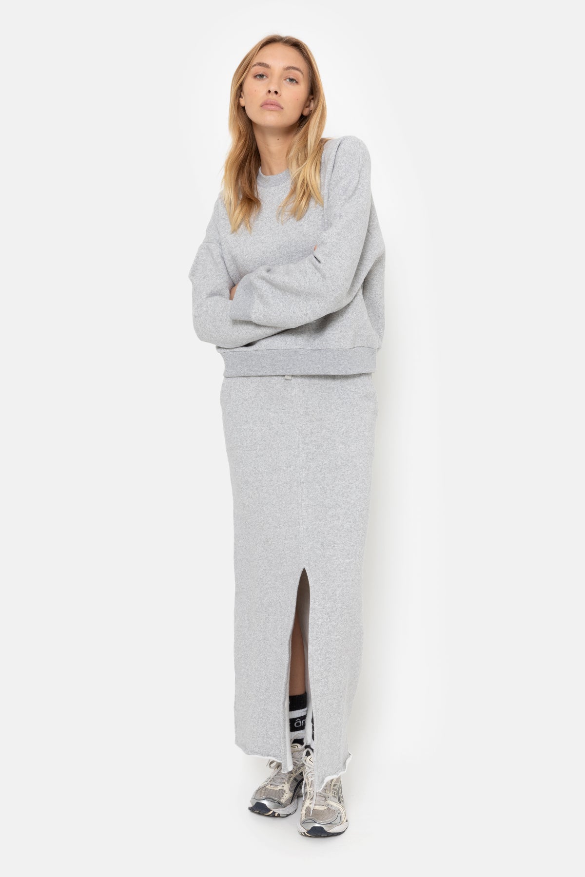 Jupe Sweat Memphis | Gris Chiné