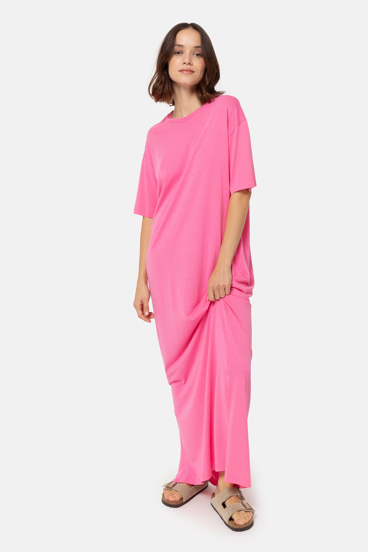 Eva Dress | Bright Pink