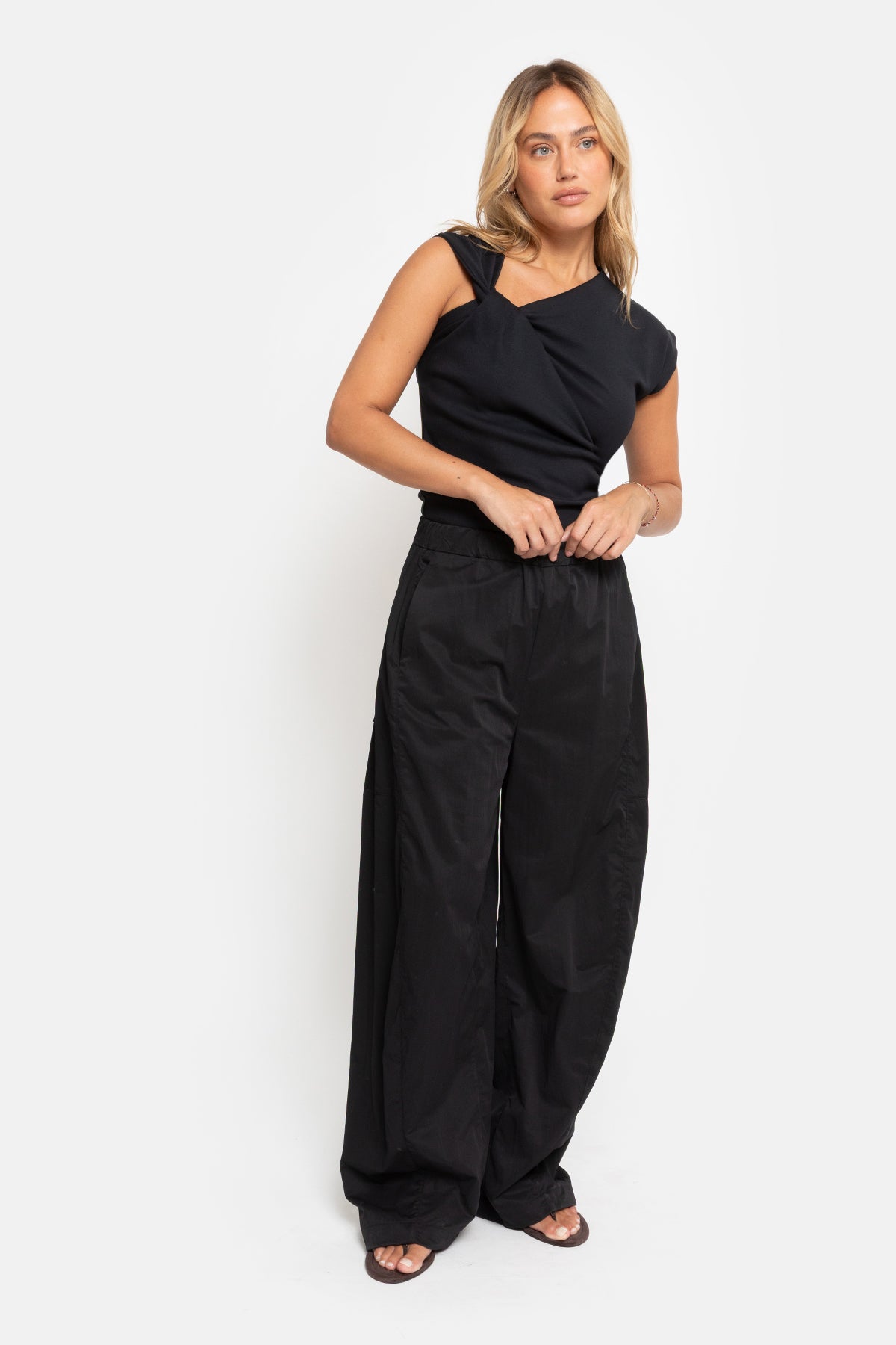 Object Puffy Pants | Black