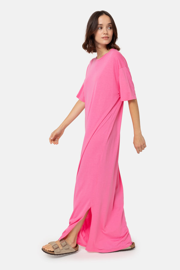 Eva Dress | Bright Pink