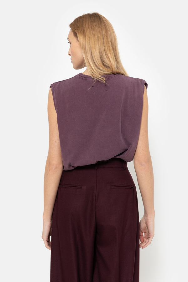 Michel Pantalon Large | Prune