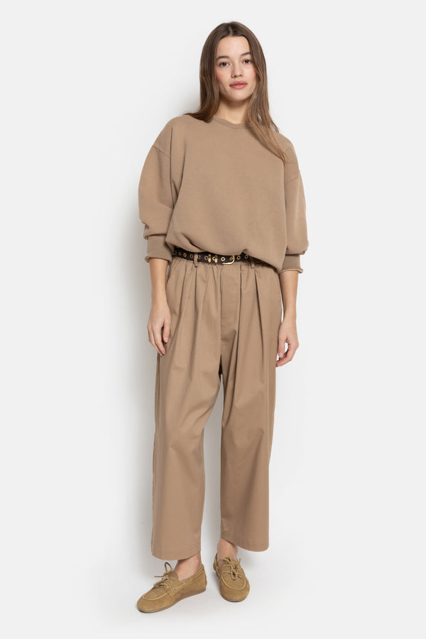Leon-E Leather Belt | Khaki