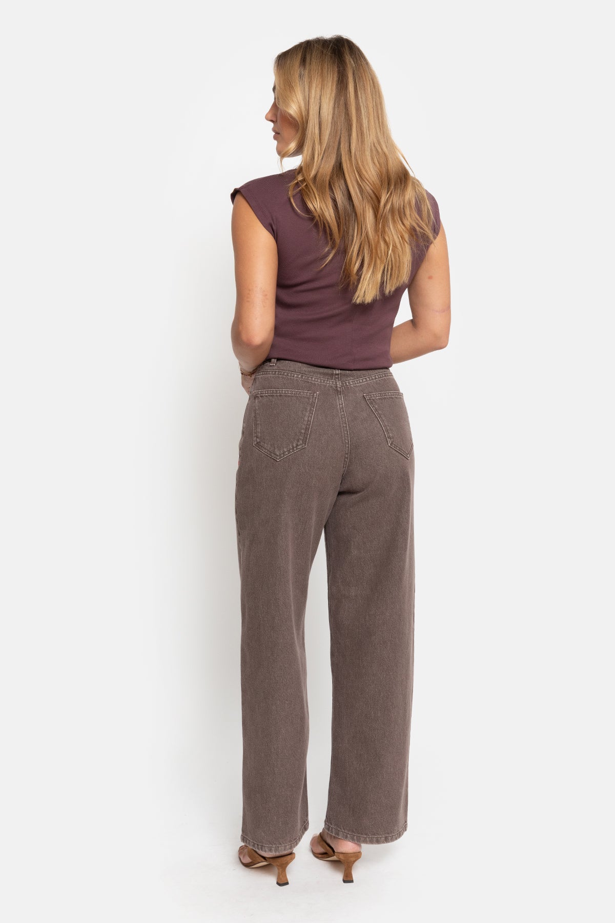 Mimi Straight Denim | Chestnut