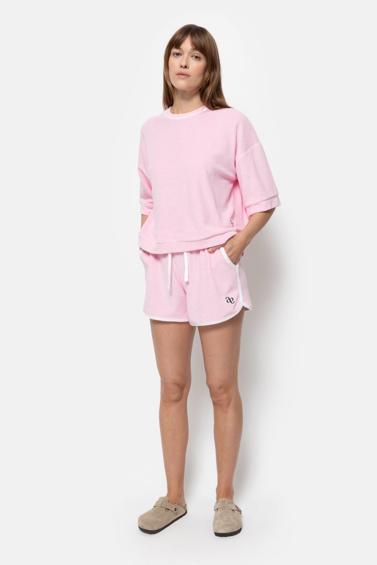 Short Norway en éponge | Rose & Blanc