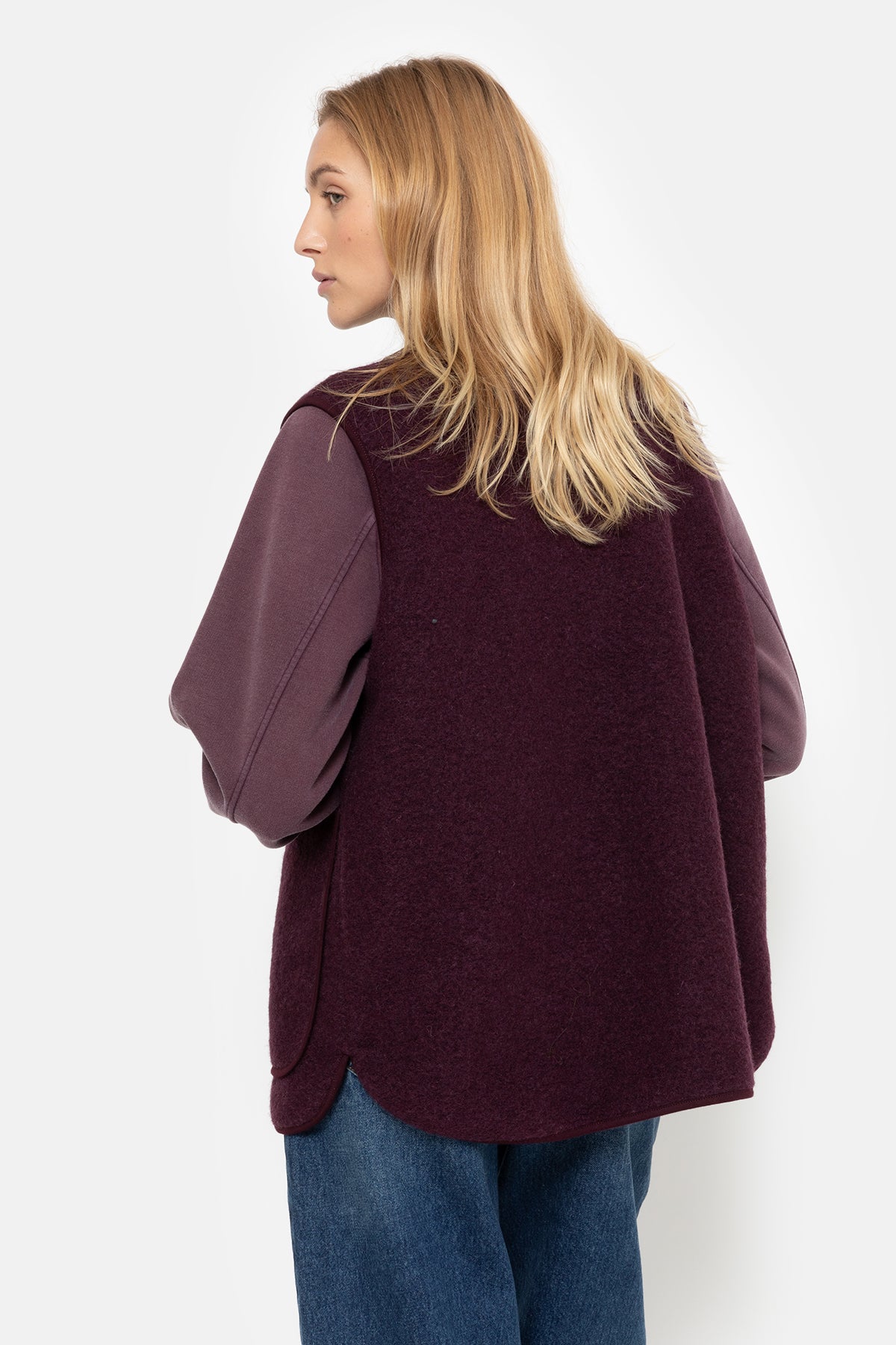 Madison Veste Sans Manches | Prune