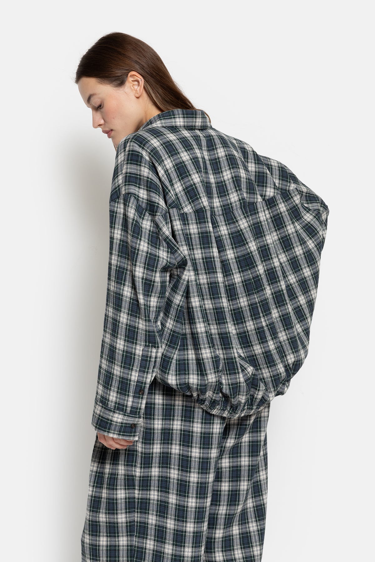 Oops Shirt | Blue & Green Checks