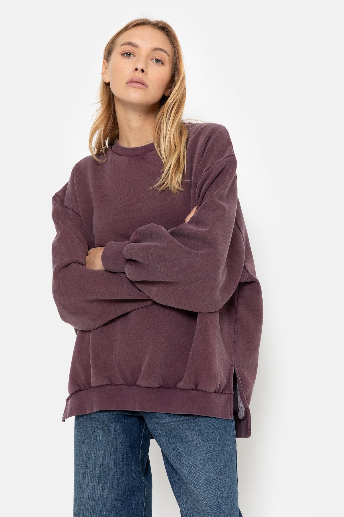 Ulla Oversized Sweatshirt | Vintage Plum