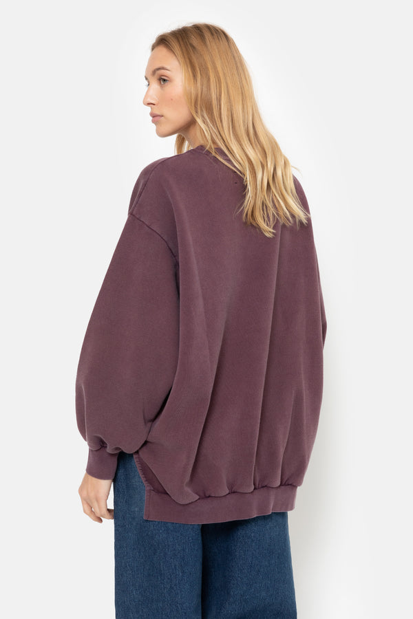 Ulla Oversized Sweatshirt | Vintage Plum