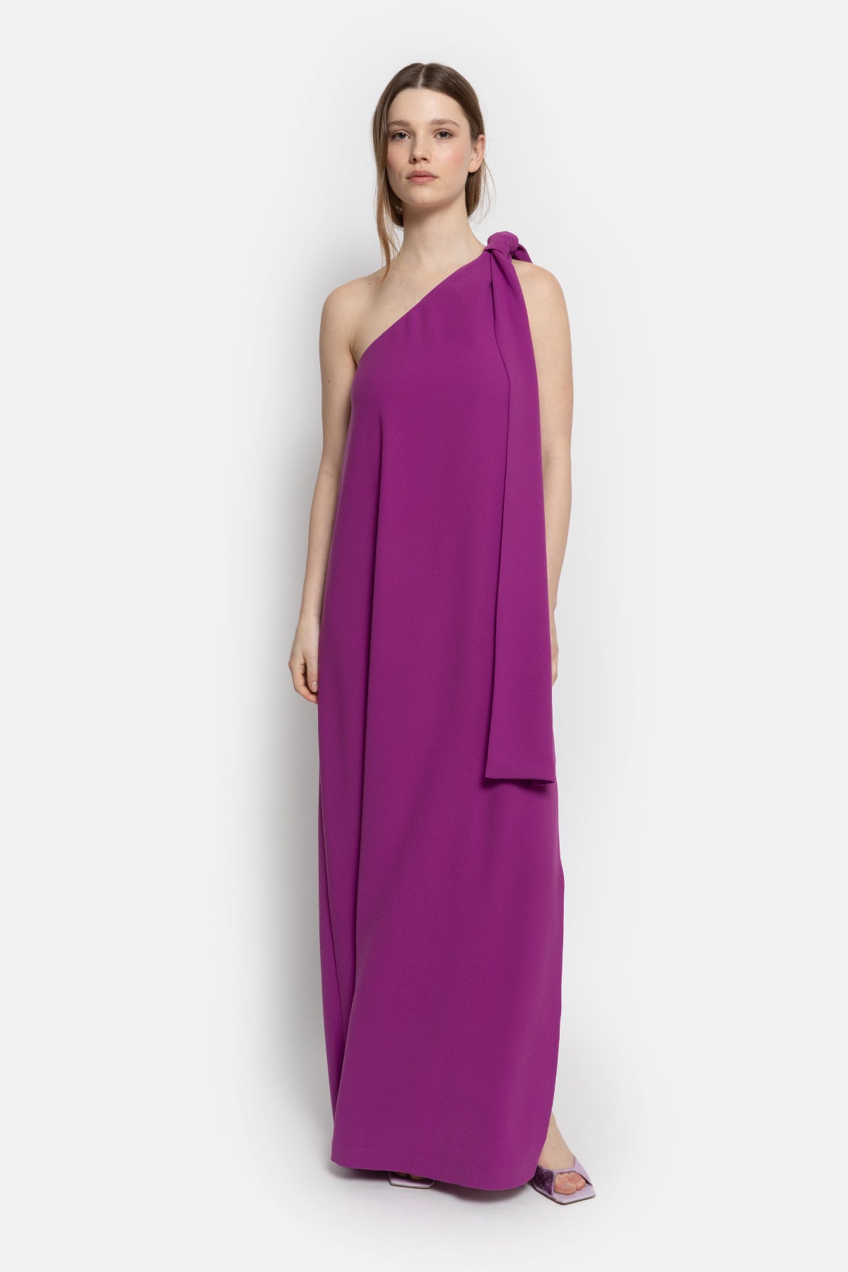 Robe Nimes asymétrique | Violet