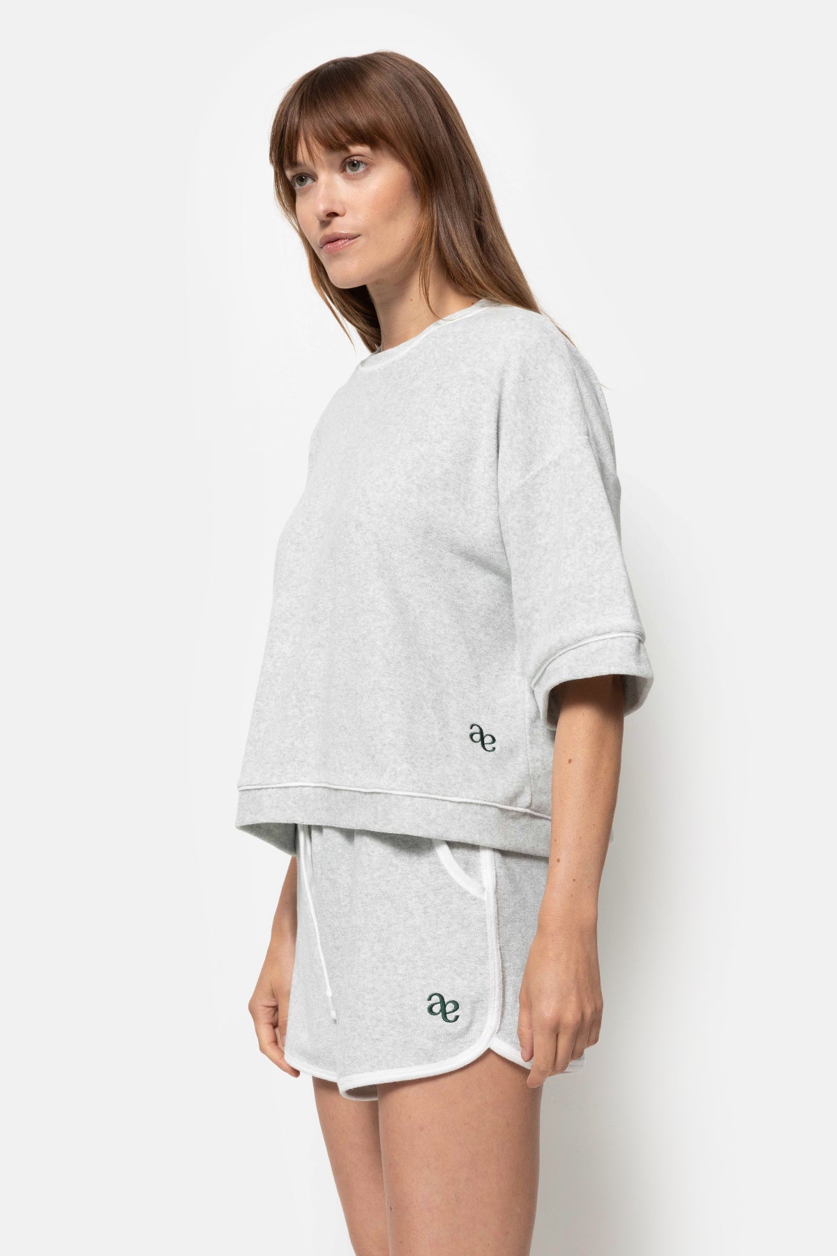 Short Norway en éponge | Gris & Blanc