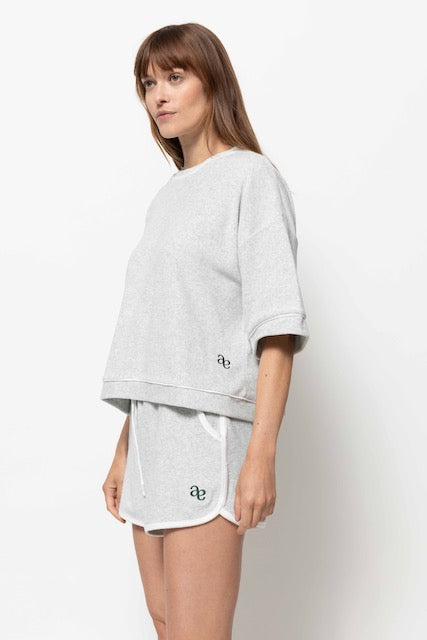 Short Norway en éponge | Gris & Blanc