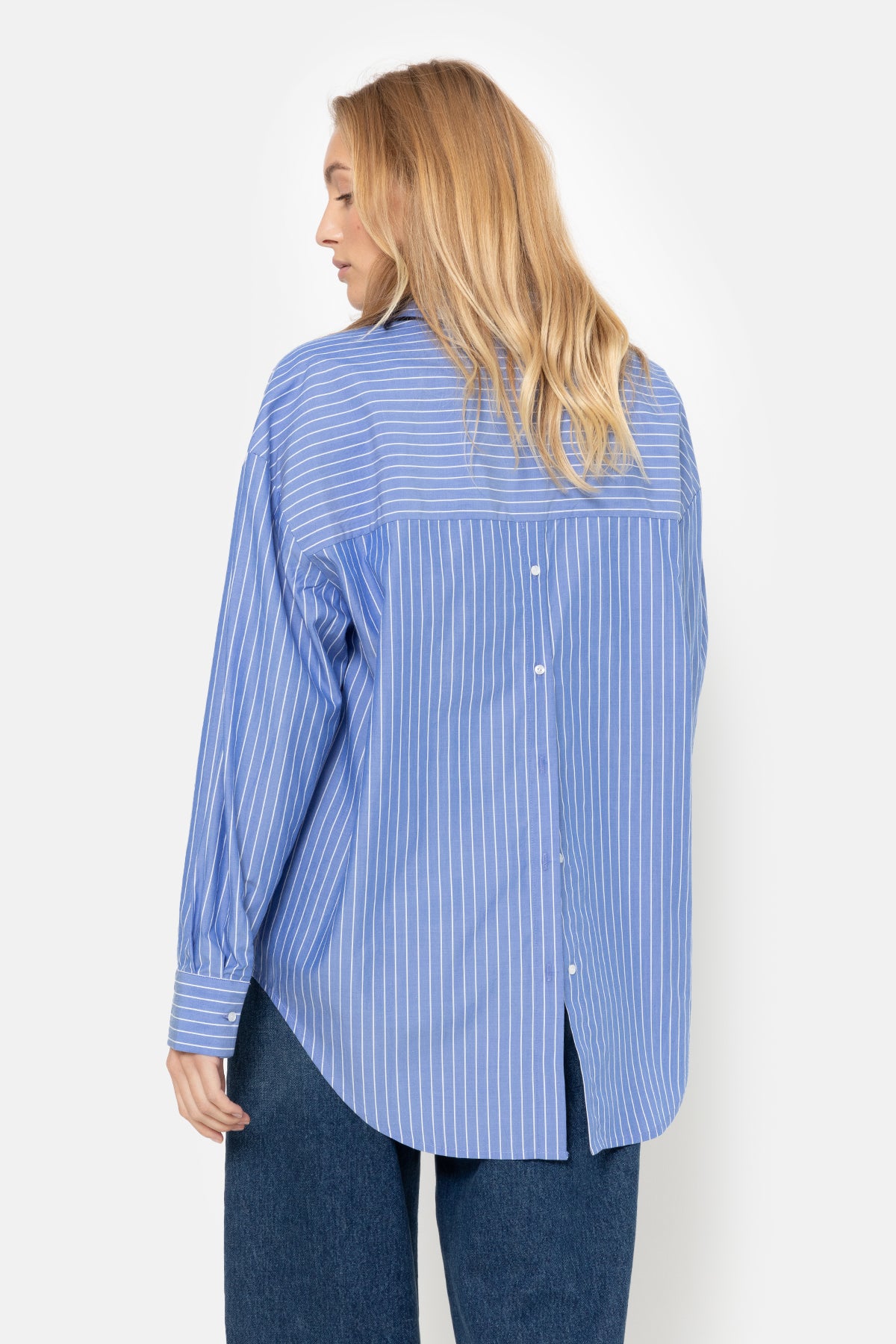 Chemise oversize Marin | Bleu & Blanc