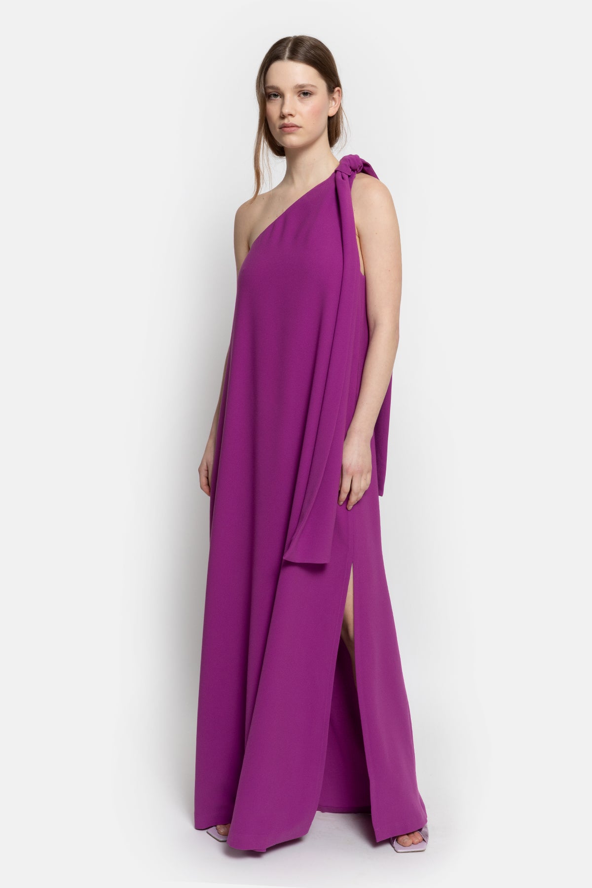Robe Nimes asymétrique | Violet