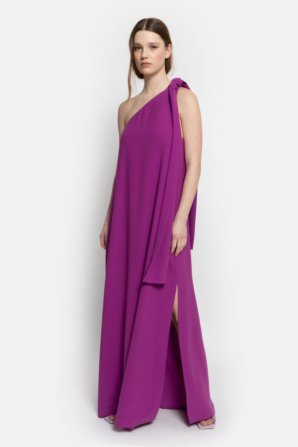 Robe Nimes asymétrique | Violet