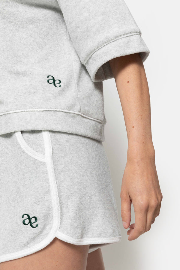 Short Norway en éponge | Gris & Blanc