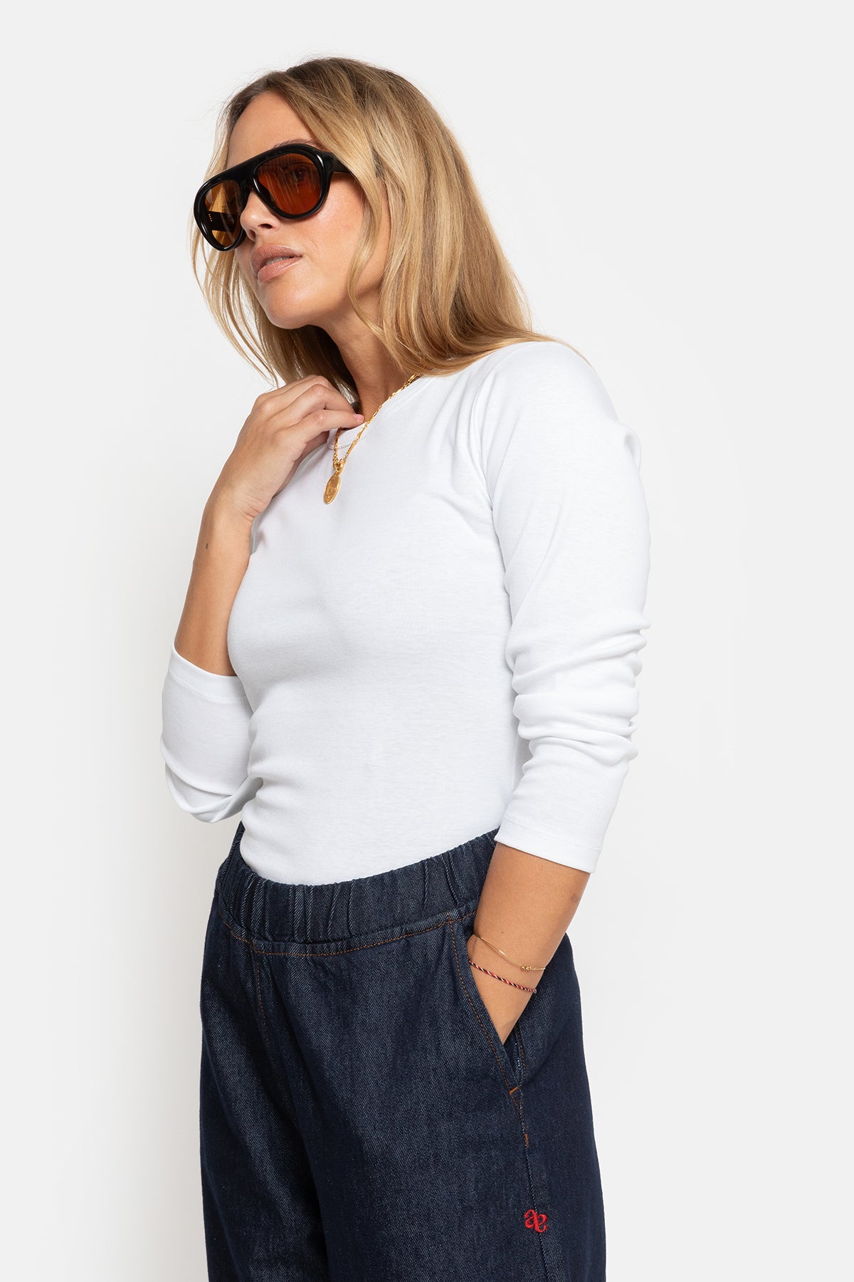 Oxide Long sleeve T-Shirt | White