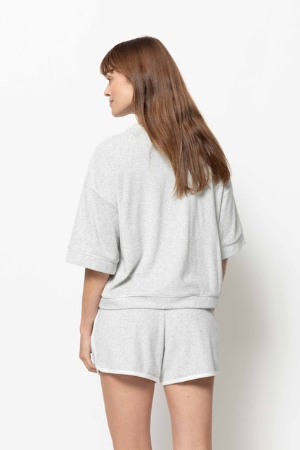 Short Norway en éponge | Gris & Blanc