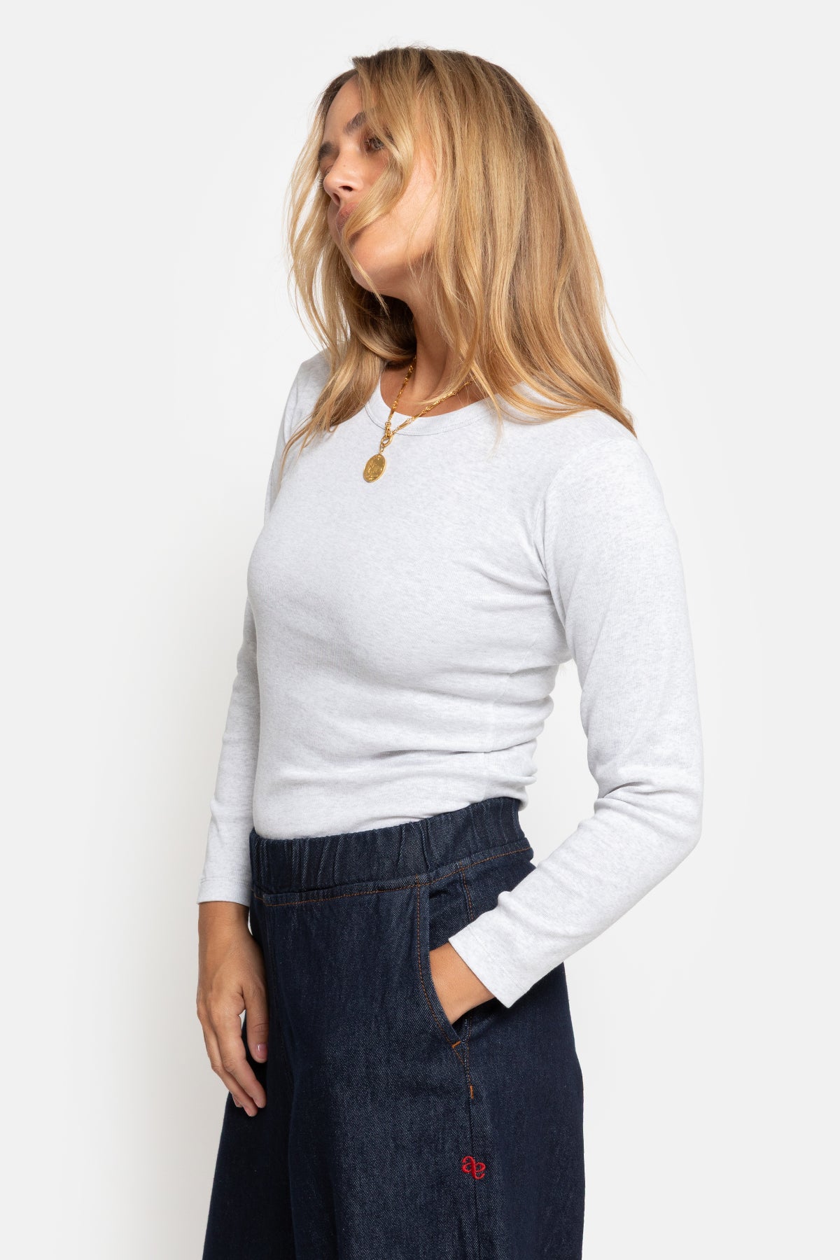 Oxide Long sleeve T-Shirt | Light Grey