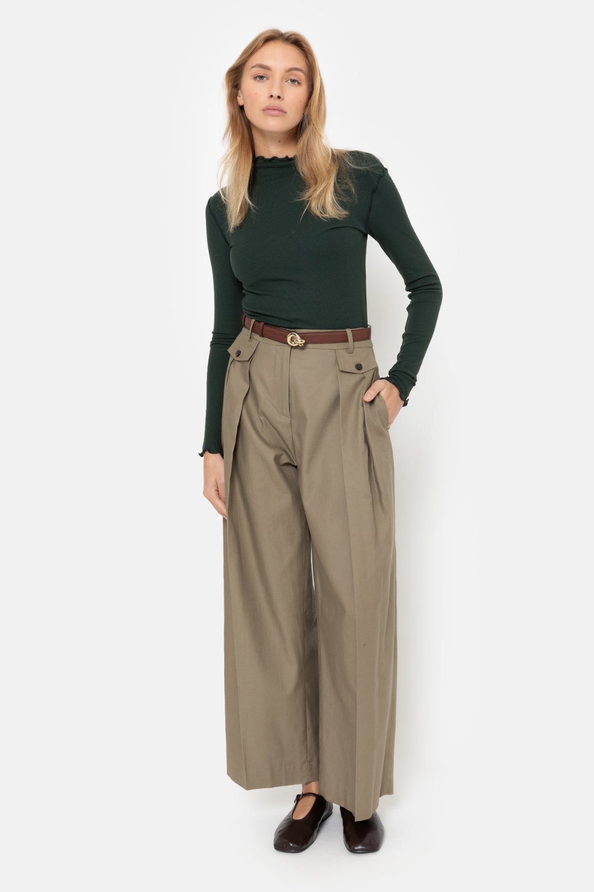 Martin Pantalon Large | Kaki