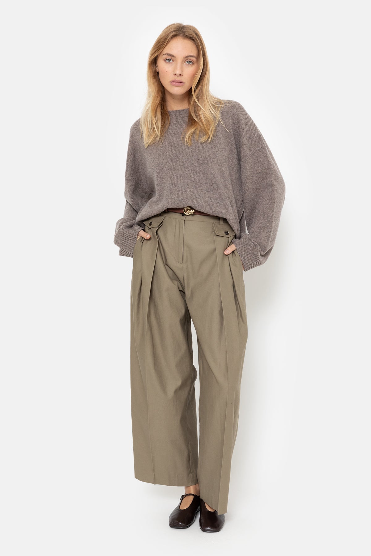 Murielle Pull Tricoté | Taupe