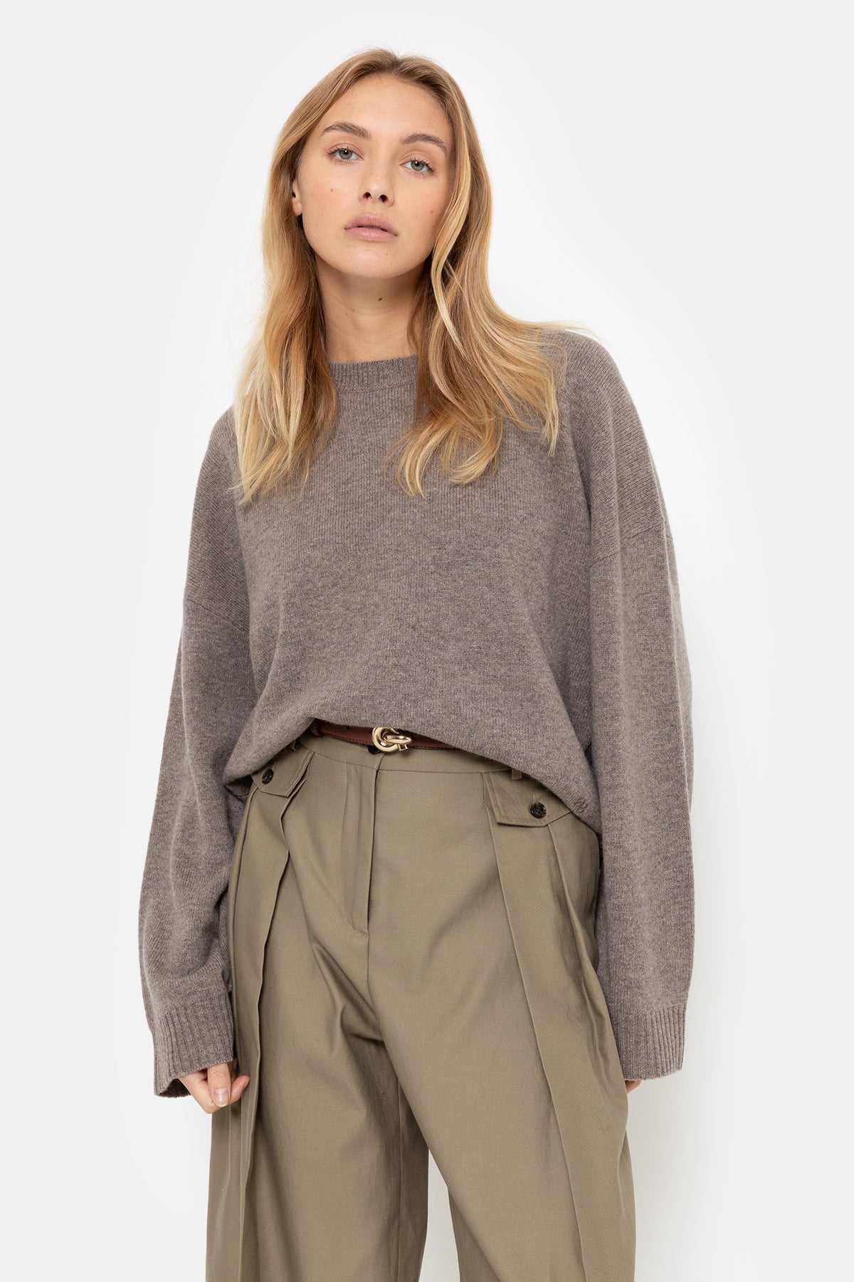 Murielle Pull Tricoté | Taupe