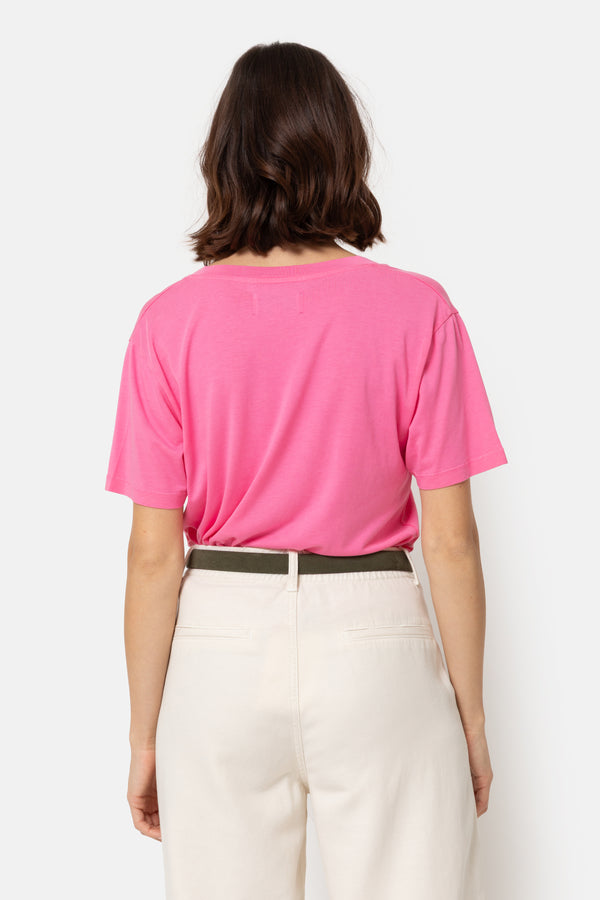 Dalton T-shirt | Bright Pink