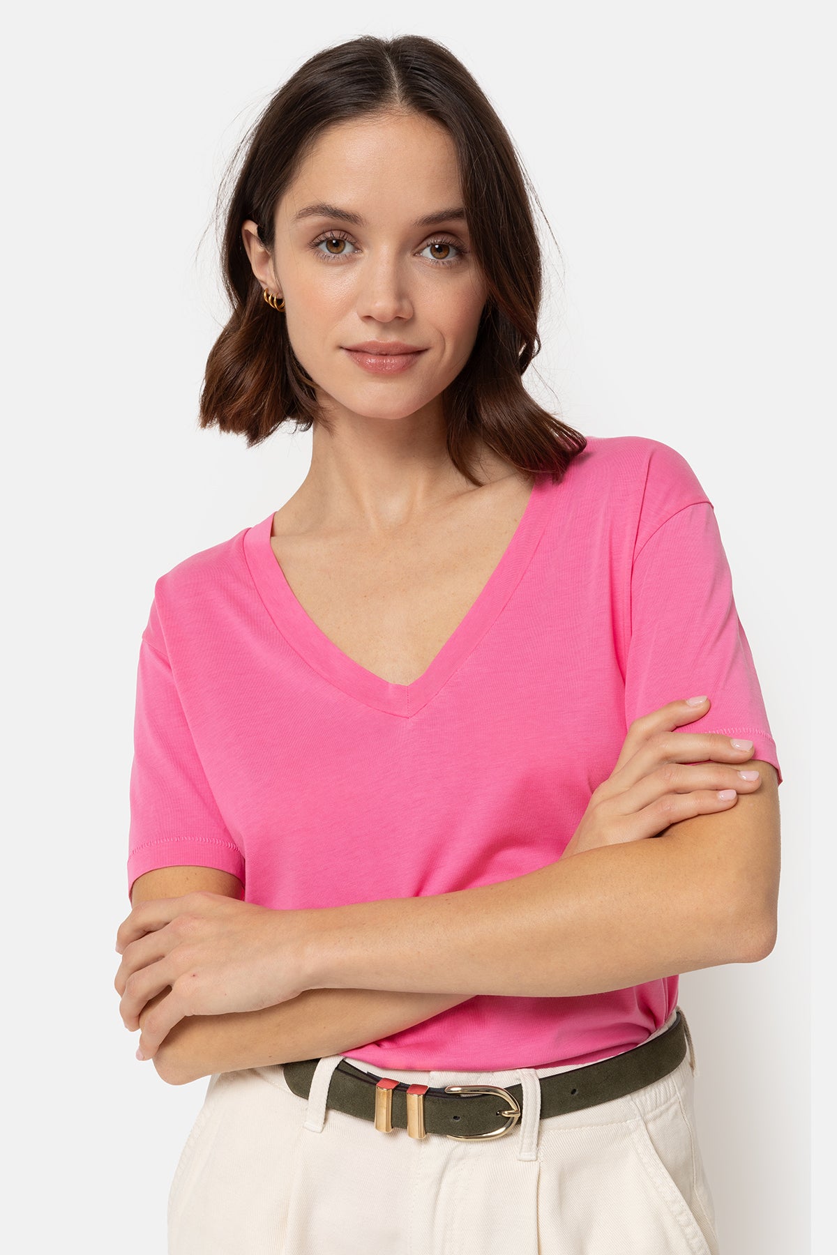 Dalton T-shirt | Bright Pink