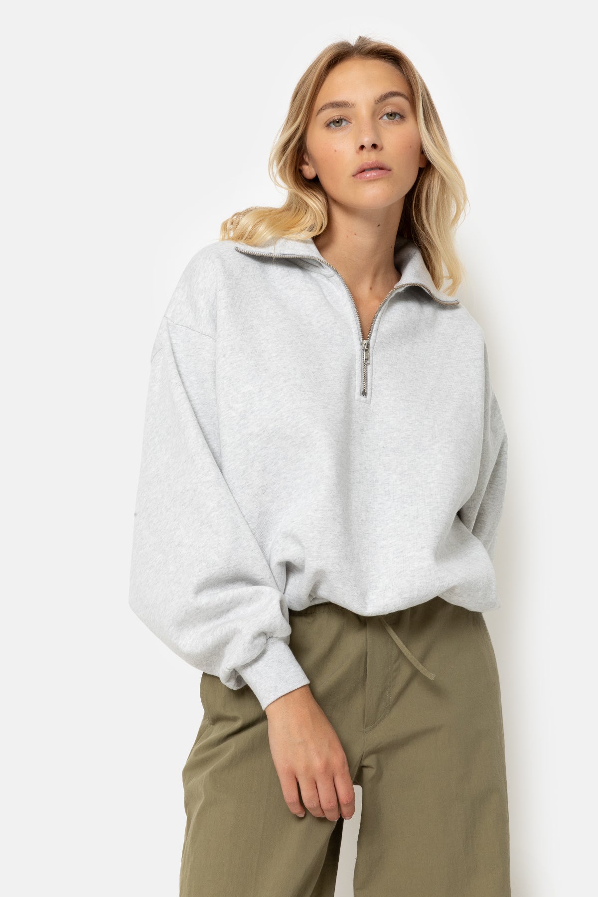 Khloe Sweatshirt | Marled Grey