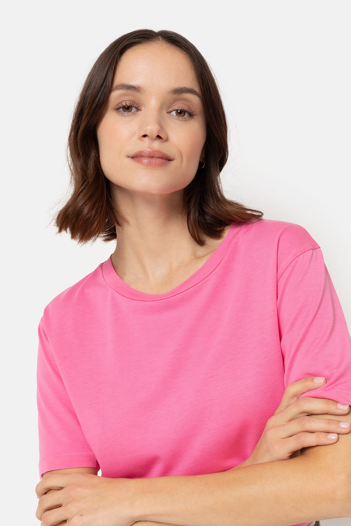 T-shirt Julia | Rose brillant