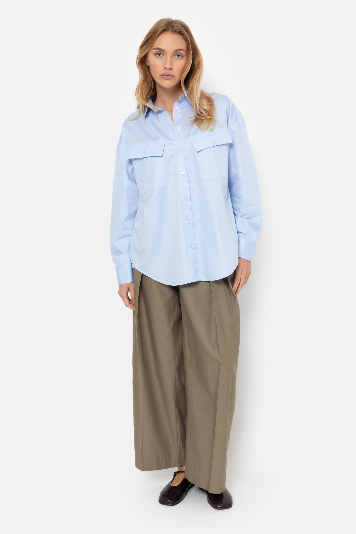 Chemise oversize Marin | Bleu clair