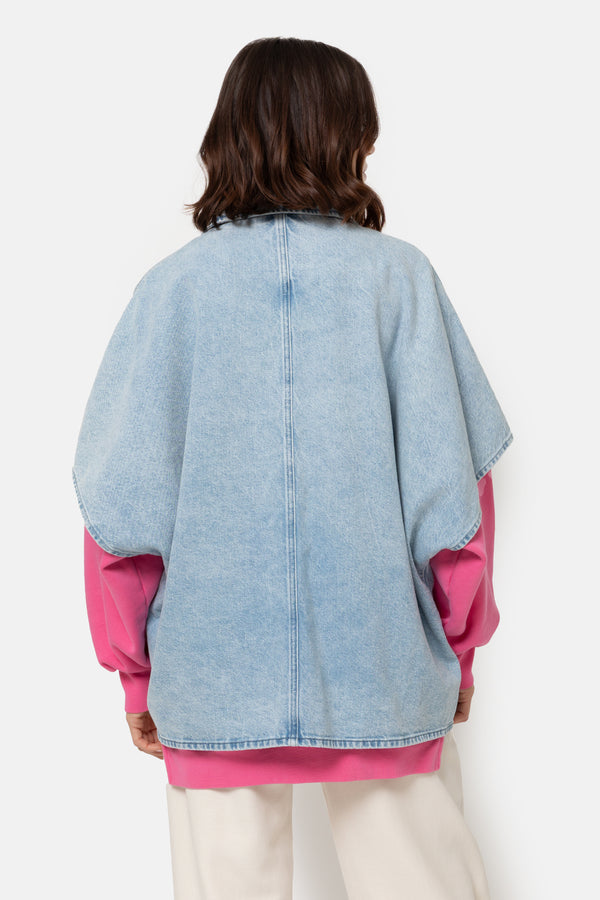 Lauren Denim Trench | Light-Blue Denim