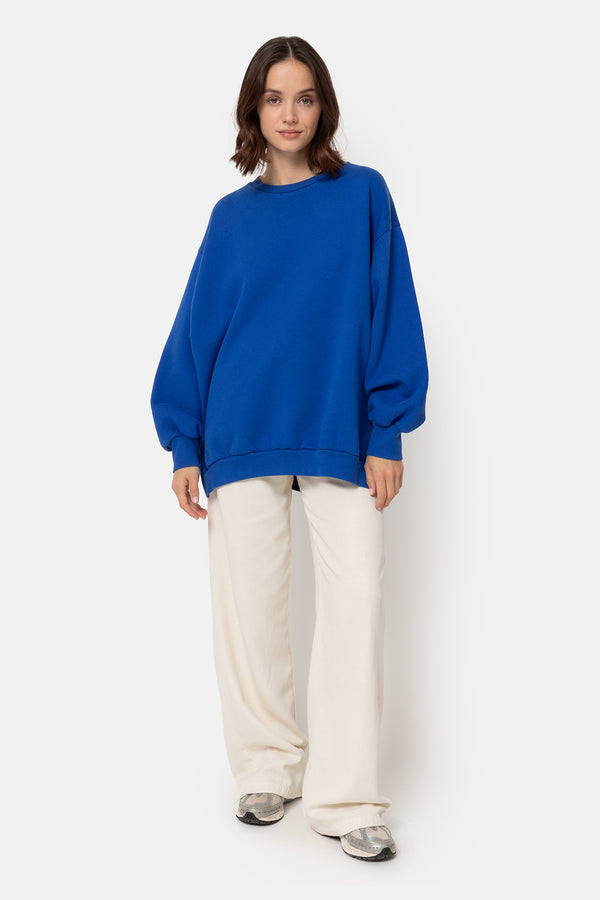 Ulla Oversized Sweatshirt | Cobalt Blue