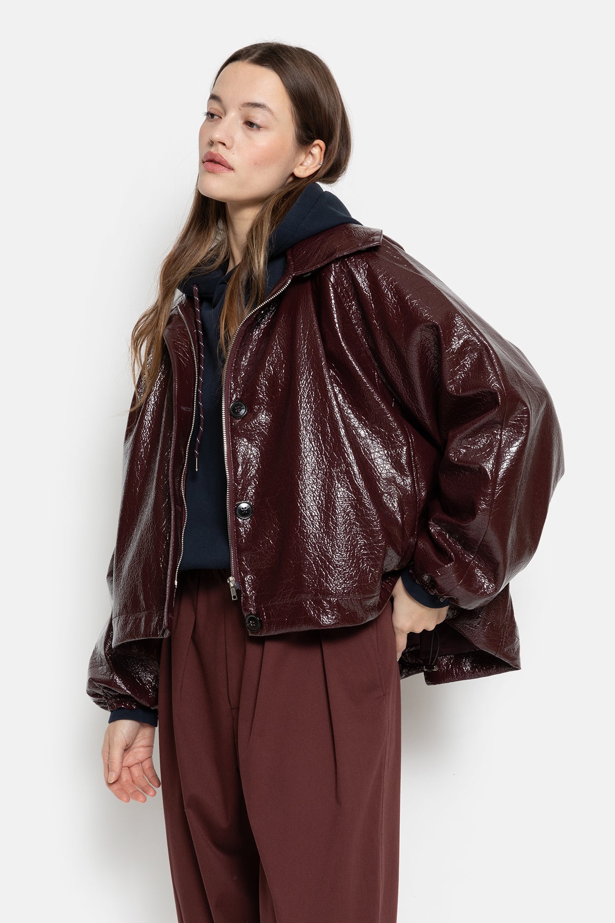 Onana Jacket | Burgundy