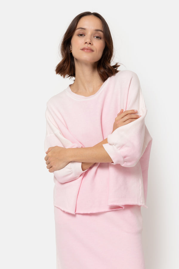 Liv Sweatshirt 3/4 Sleeves | Light Pink